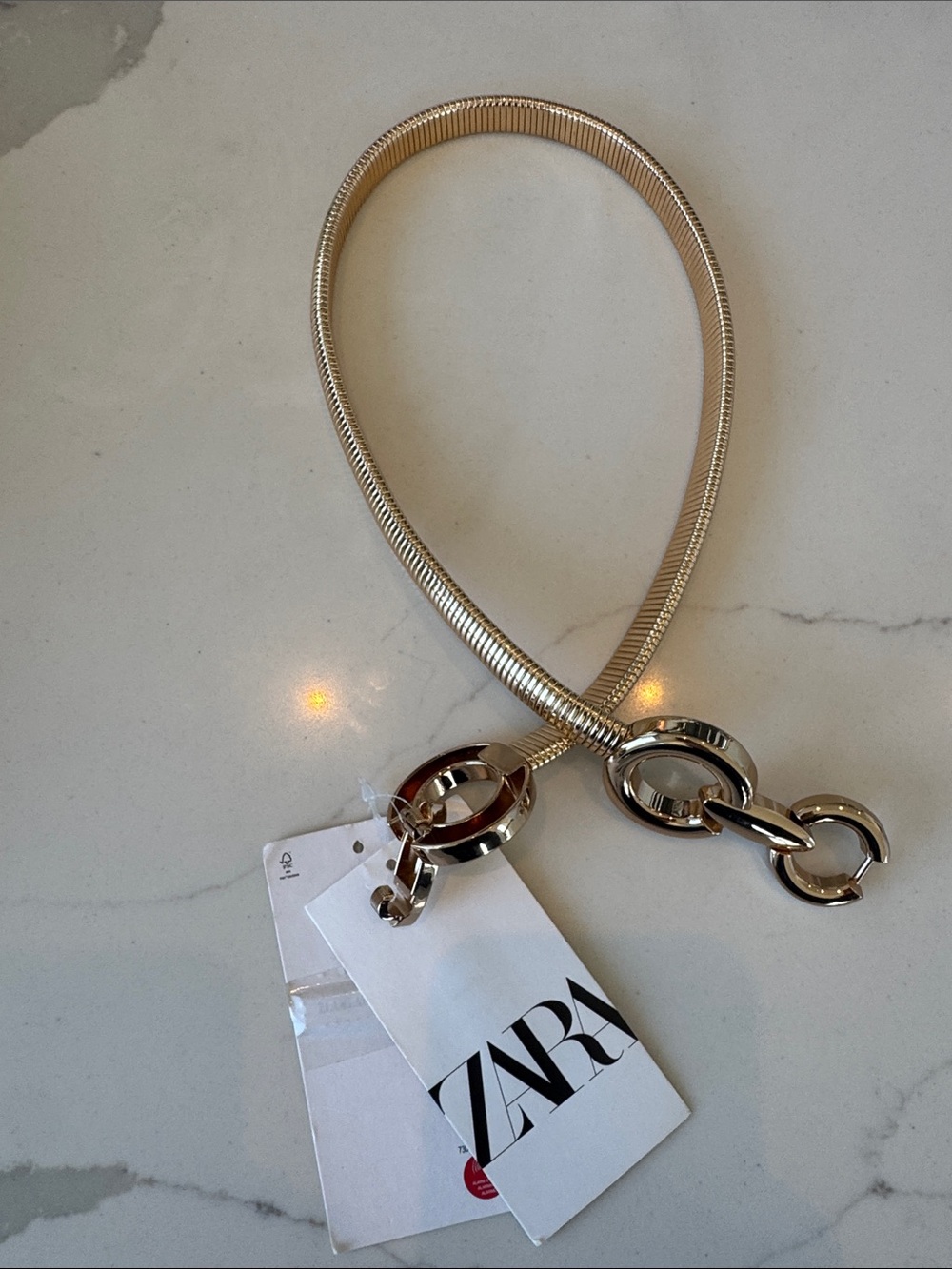 Zara Gold Tone Belt